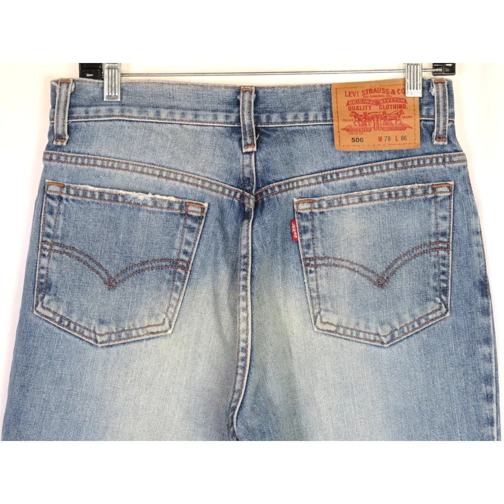 Levi's 506 Vintage Made in Korea‎ 100% Cotton 78 X 86 Jeans Men's 30 X 30